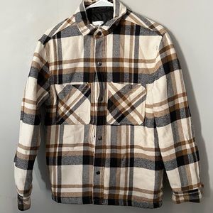 Plaid Shacket / Quilted Jacket